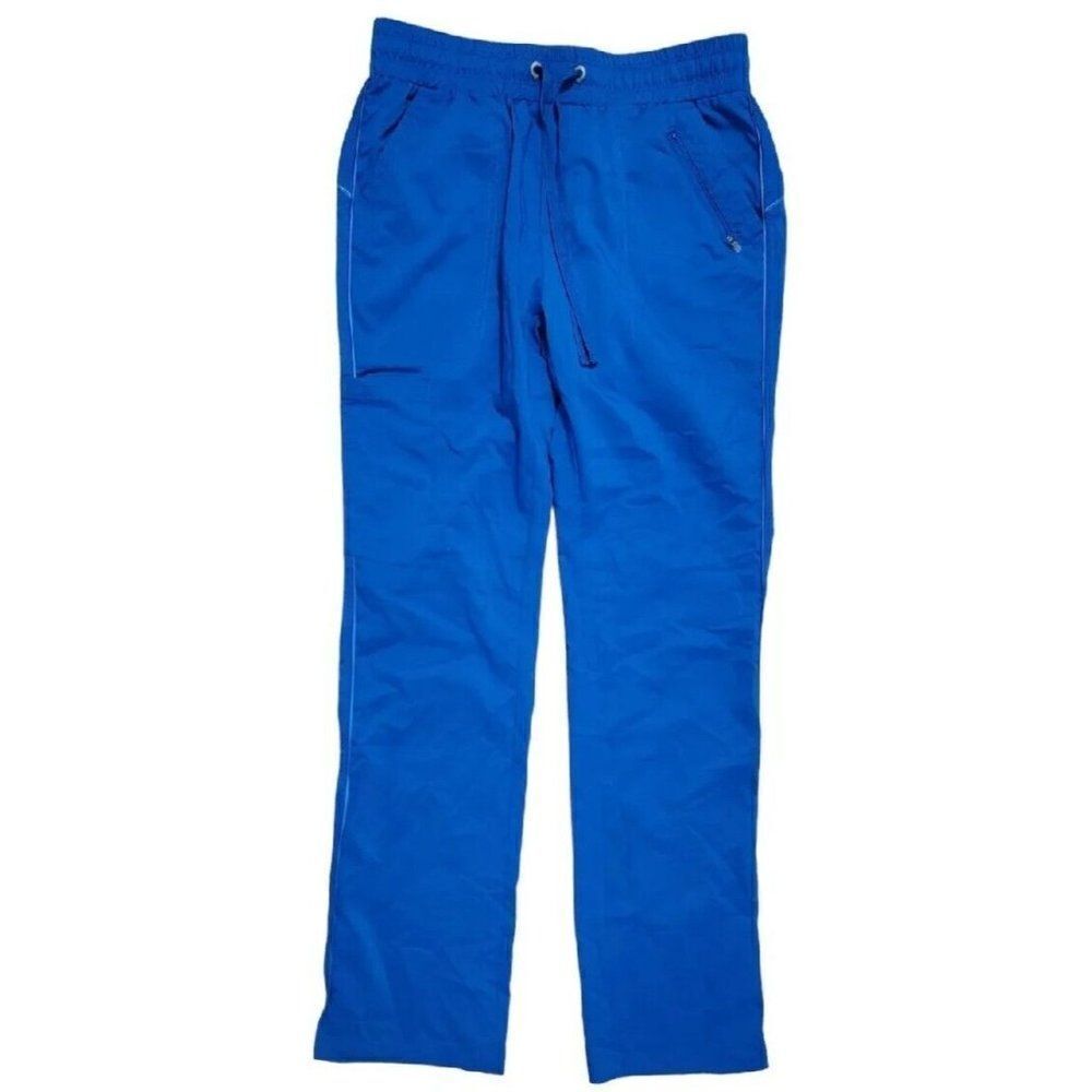 Purple Label Healing Hands Womens Pants Size Small Tall Tanya Blue
